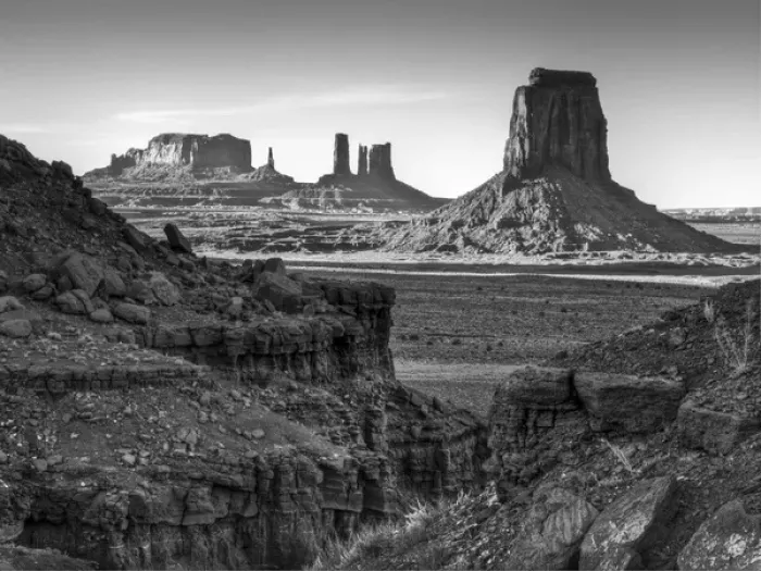 Framed Print : USA, Utah, Monument Valley Navajo Tribal Park, View of buttes