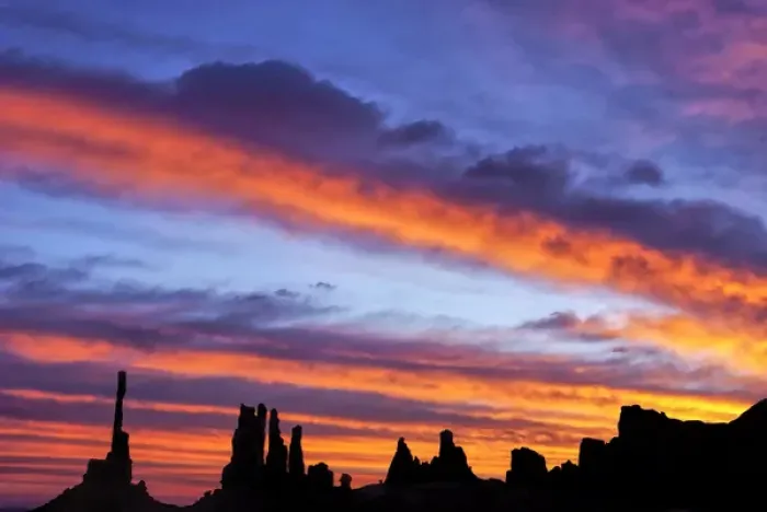 Framed Print : USA, Utah, Monument Valley Navajo Tribal Park. The Totem Poles formations at sunset Framed Print : USA, Utah, Monument Valley Navajo Tribal Park. The Totem Poles formations at sunset