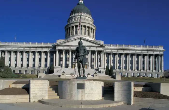 Framed Print : USA, Utah, Salt Lake City. Utah State Capital Framed Print : USA, Utah, Salt Lake City. Utah State Capital