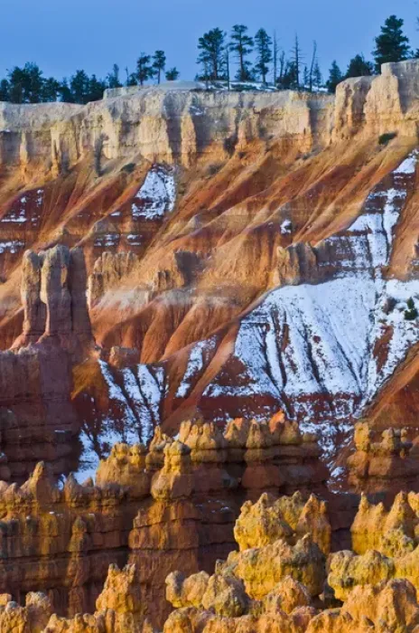 Framed Print : USA, Utah. Snowy hoodoo formations in Bryce Canyon National Park Framed Print : USA, Utah. Snowy hoodoo formations in Bryce Canyon National Park