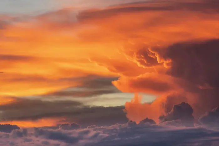 Framed Print : USA, Utah. Sunset lights up thunderhead cloud Framed Print : USA, Utah. Sunset lights up thunderhead cloud