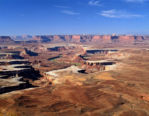 USA, Utah, Turks Head, Green River, in Canyonlands National Park, Utah, from Island in the Sky