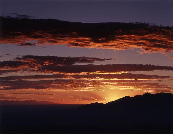 USA, Utah, View of Capitol Reef National Park at Sunrise