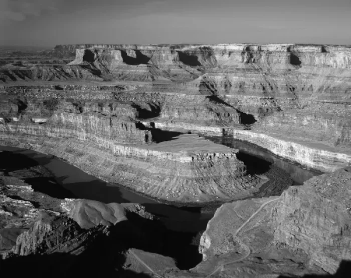 Framed Print : USA, Utah, View of Dead Horse Point State Park with Colorado river