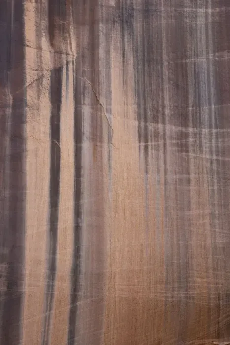 Framed Print : USA, Utah. Water stained canyon wall detail in Long Canyon Framed Print : USA, Utah. Water stained canyon wall detail in Long Canyon
