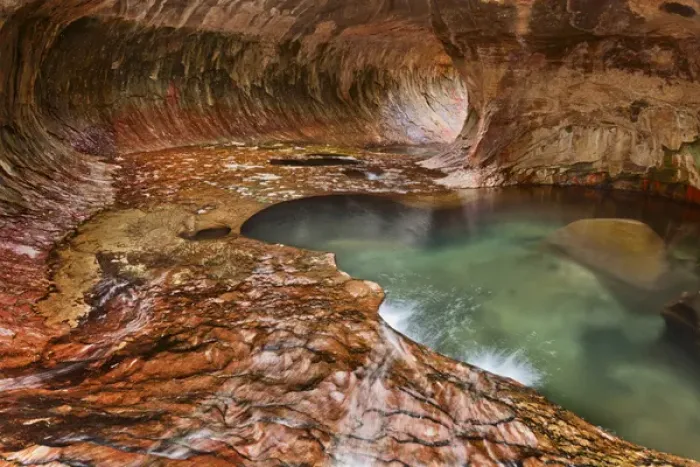 Framed Print : USA Utah Zion National Park The Subway