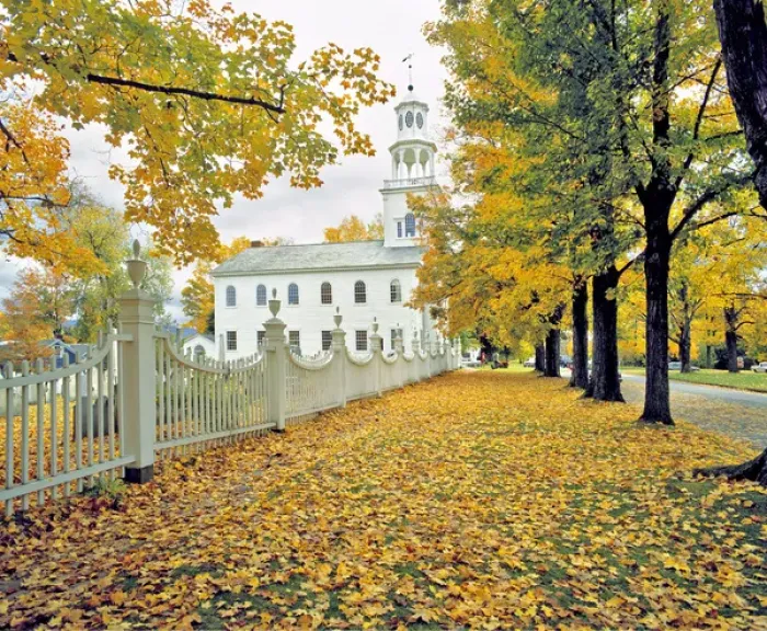 Framed Print : USA, Vermont, Bennington. Amidst fallen fall foliage stands this lovely white church in Bennington Framed Print : USA, Vermont, Bennington. Amidst fallen fall foliage stands this lovely white church in Bennington