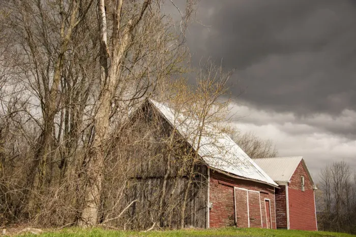 Framed Print : USA, Vermont, Champlain Valley, Weybridge, barn