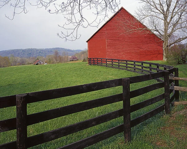 USA, Virginia, Barn near Etlan