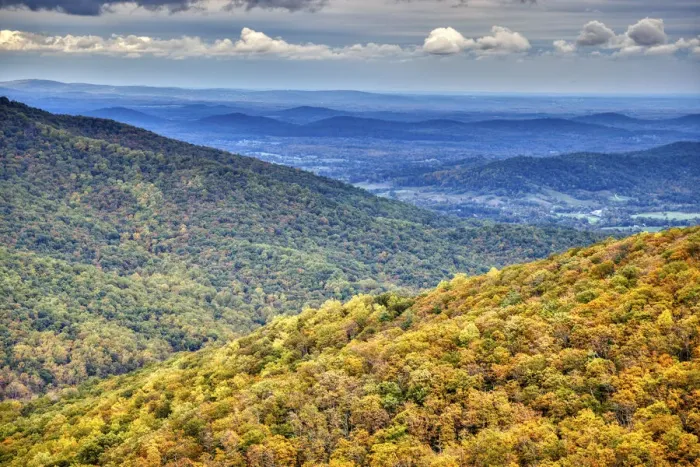 Framed Print : USA, Virginia, Shenandoah National Park, fall color