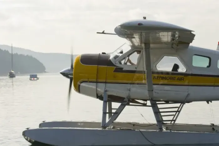 Framed Print : USA, Wa, San Juan Islands. Float planes superb transport mode Framed Print : USA, Wa, San Juan Islands. Float planes superb transport mode