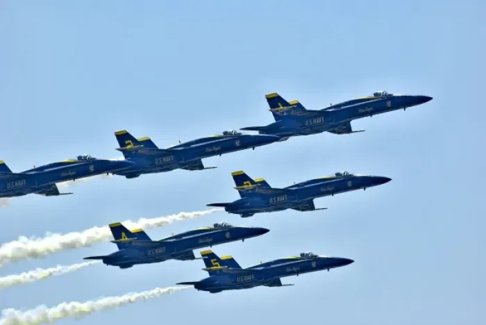 Framed Print : USA, WA, Seattle, The Blue Angels, Navy precision flying team; six F / A-18 Hornet aircraft Framed Print : USA, WA, Seattle, The Blue Angels, Navy precision flying team; six F / A-18 Hornet aircraft
