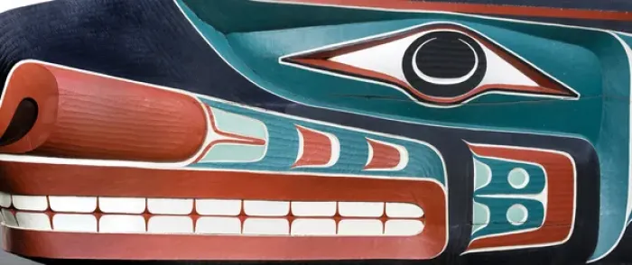 Framed Print : USA, Washington, Jamestown. Composite of totem art Framed Print : USA, Washington, Jamestown. Composite of totem art