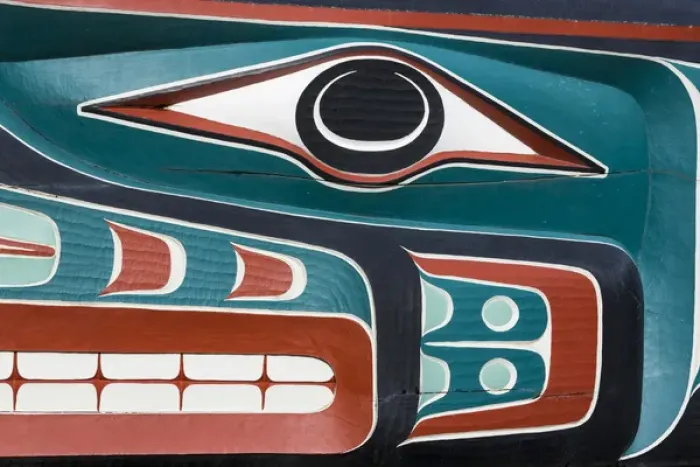 Framed Print : USA, Washington, Jamestown. Totem art. (PR) Credit as: Don Paulson / Jaynes Gallery Framed Print : USA, Washington, Jamestown. Totem art. (PR) Credit as: Don Paulson / Jaynes Gallery