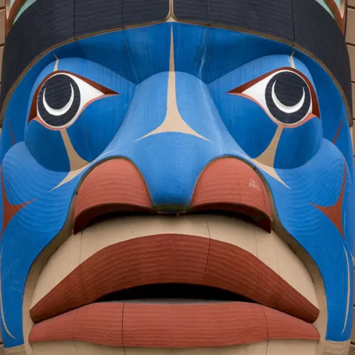 Framed Print : USA, Washington, Jamestown. Totem art. (PR) Credit as: Don Paulson / Jaynes Gallery Framed Print : USA, Washington, Jamestown. Totem art. (PR) Credit as: Don Paulson / Jaynes Gallery