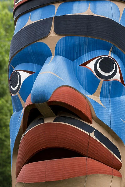 USA, Washington, Jamestown. Totem art. (PR) Credit as: Don Paulson  /  Jaynes Gallery