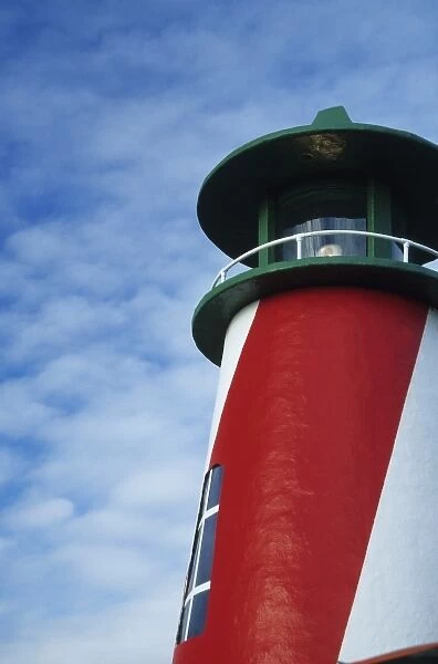 USA, Washington, Long Beach. Lighthouse close-up