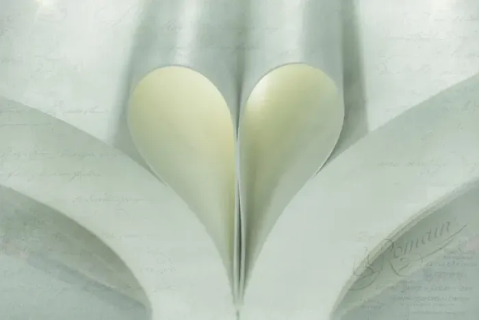 Framed Print : USA, Washington, Seabeck. Open book with pages forming a heart Framed Print : USA, Washington, Seabeck. Open book with pages forming a heart