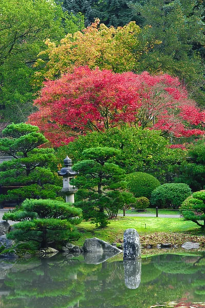 USA, Washington, Seattle, Arboretum, Japanese Garden