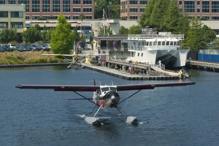 Framed Print : USA, Washington, Seattle, DHC-2 MKI Beaver seaplane departs from Kenmore Air s Framed Print : USA, Washington, Seattle, DHC-2 MKI Beaver seaplane departs from Kenmore Air s