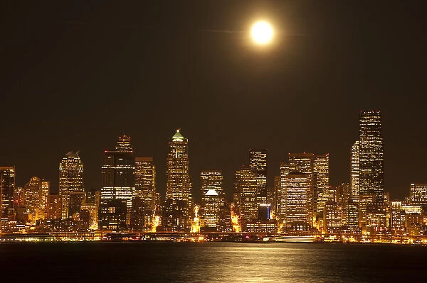 USA, Washington, Seattle skyline