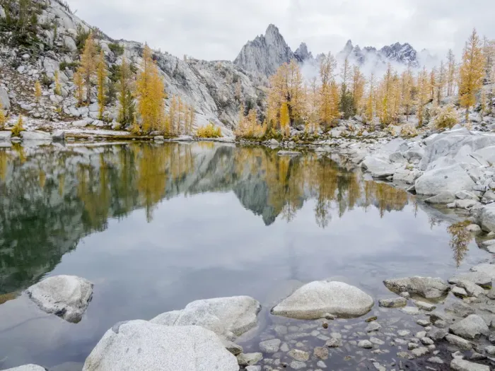 Framed Print : USA, Washington State. Alpine Lakes Wilderness, Enchantment Lakes, Sprite Lake Framed Print : USA, Washington State. Alpine Lakes Wilderness, Enchantment Lakes, Sprite Lake