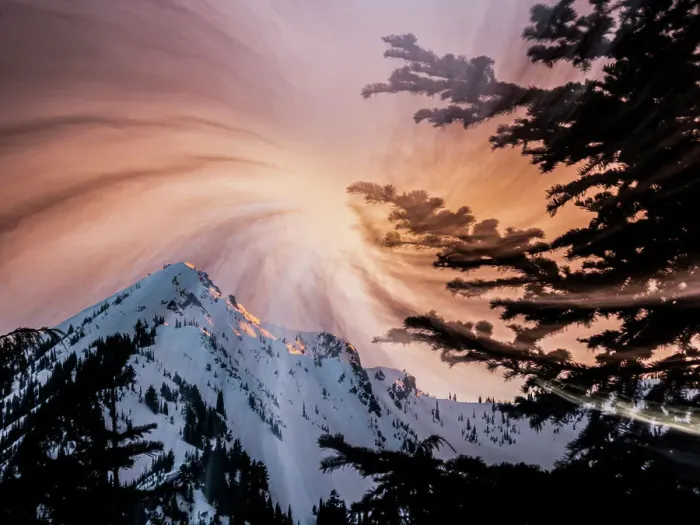 Framed Print : Usa, Washington State. Crystal Mountain Ski Resort at sunset Framed Print : Usa, Washington State. Crystal Mountain Ski Resort at sunset