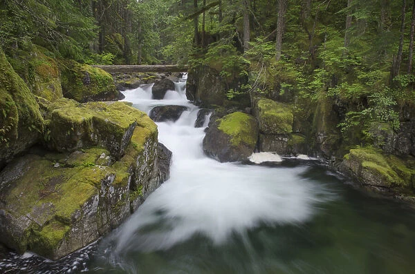 USA, Washington State. Deception Creek, Alpine Lakes Wilderness