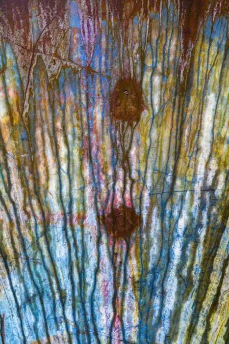 Framed Print : USA, Washington State, Elbe. Metal streaked by rain Framed Print : USA, Washington State, Elbe. Metal streaked by rain