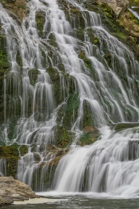 Framed Print : USA, Washington State, Meyers Falls. Scenic with waterfall cascades down cliff. ©Don Paulson / Jaynes Gallery / DanitaDelimont.com Framed Print : USA, Washington State, Meyers Falls. Scenic with waterfall cascades down cliff. ©Don Paulson / Jaynes Gallery / DanitaDelimont.com