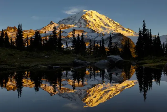 Framed Print : USA, Washington State, Mt. Rainier National Park Framed Print : USA, Washington State, Mt. Rainier National Park