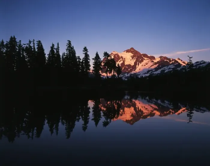 Framed Print : USA, Washington State, North Cascades National Park, View of Mount Shuksan with Baker Framed Print : USA, Washington State, North Cascades National Park, View of Mount Shuksan with Baker