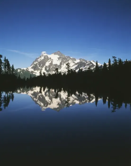Framed Print : USA, Washington State, North Cascades National Park, View of Mount Shuksan and Baker lake Framed Print : USA, Washington State, North Cascades National Park, View of Mount Shuksan and Baker lake