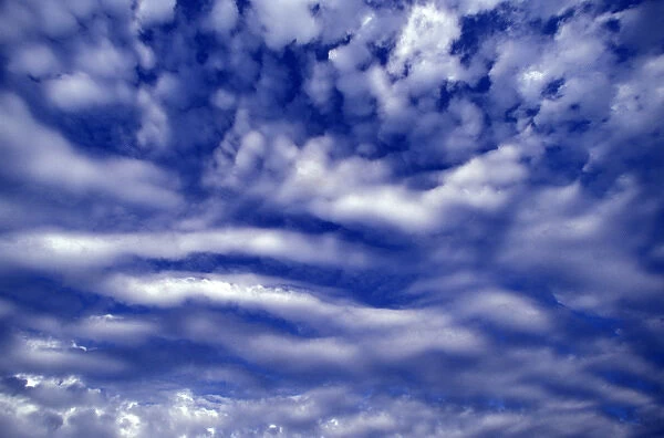 USA, Washington State, Olympic Peninsula, Cumulus cloud formations