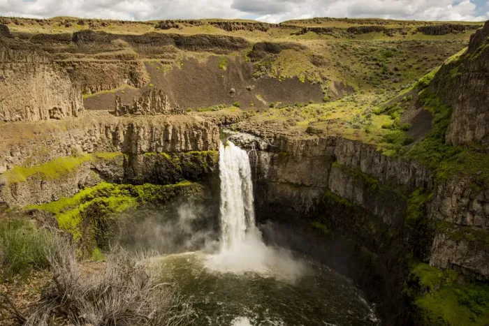 Framed Print : USA, Washington State. Palouse Falls State Park