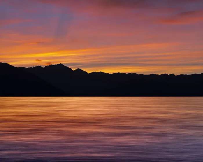 Framed Print : USA, Washington State, Seabeck. Composite panoramic sunset over Hood Canal Framed Print : USA, Washington State, Seabeck. Composite panoramic sunset over Hood Canal