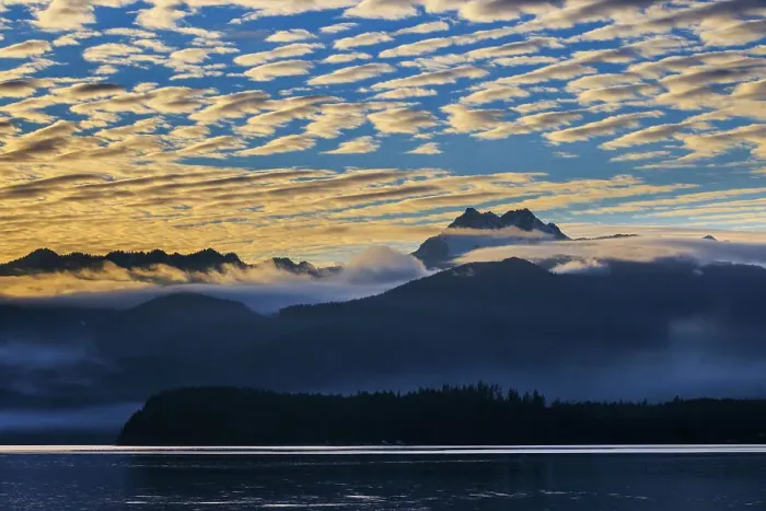 Framed Print : USA, Washington State, Seabeck. Sunset over Olympic Mountains and Hood Canal Framed Print : USA, Washington State, Seabeck. Sunset over Olympic Mountains and Hood Canal