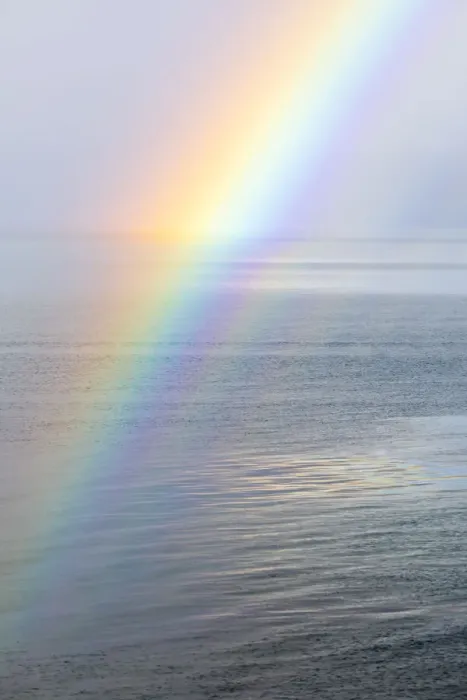 Framed Print : USA, Washington State, Seabeck. Rainbow over Hood Canal Framed Print : USA, Washington State, Seabeck. Rainbow over Hood Canal