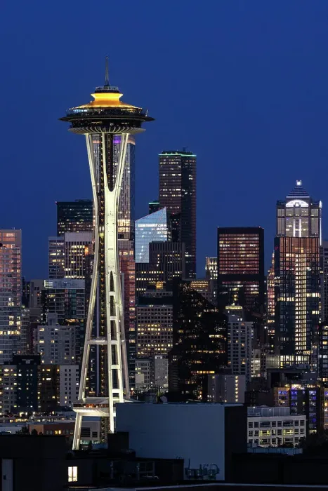 Framed Print : USA, Washington State, Seattle