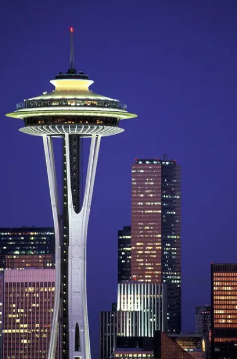 Framed Print : USA, Washington State, Seattle. Space Needle Framed Print : USA, Washington State, Seattle. Space Needle