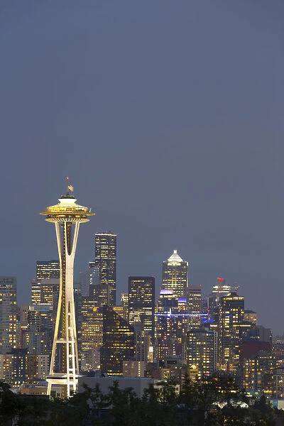 USA, Washington State, Seattle. Space Needle