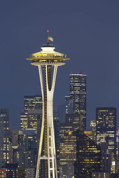 USA, Washington State, Seattle. Space Needle