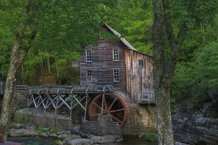Framed Print : USA, West Virginia, Babcock State Park. Landscape with Glade Creek Grist Mill. ©Jay O'Brien / Jaynes Gallery / DanitaDelimont.com Framed Print : USA, West Virginia, Babcock State Park. Landscape with Glade Creek Grist Mill. ©Jay O'Brien / Jaynes Gallery / DanitaDelimont.com