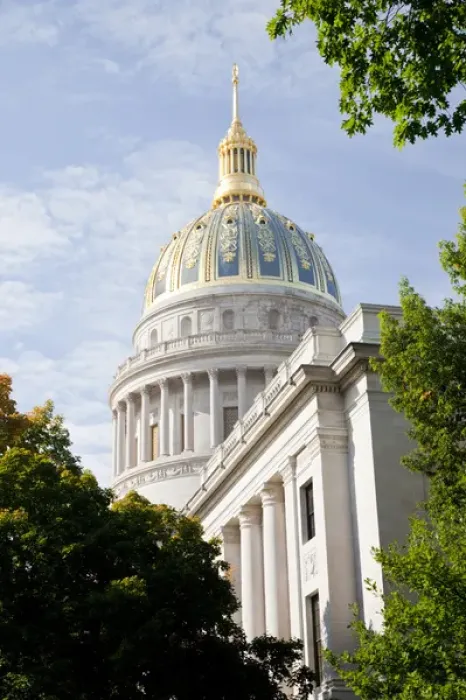 Framed Print : USA, West Virginia, Charleston. West Virginia State Capitol, exterior