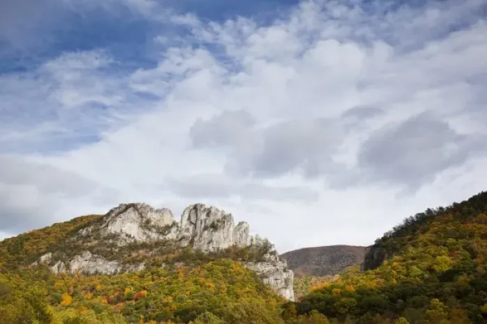 Framed Print : USA, West Virginia, Seneca Rocks. Spruce Knob-Seneca Rocks National Recreation Area Framed Print : USA, West Virginia, Seneca Rocks. Spruce Knob-Seneca Rocks National Recreation Area