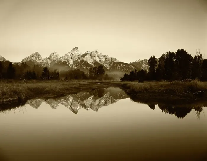 Framed Print : USA, Wyoming, Grand Teton National Park, Grand teton range reflecting in Beaver Pond Framed Print : USA, Wyoming, Grand Teton National Park, Grand teton range reflecting in Beaver Pond