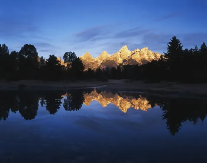 Framed Print : USA, Wyoming, Grand Teton National Park, Grand teton range reflecting in Beaver pond Framed Print : USA, Wyoming, Grand Teton National Park, Grand teton range reflecting in Beaver pond