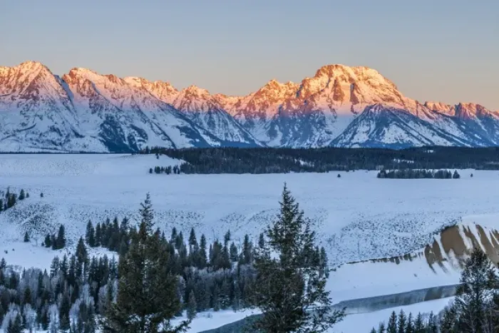 Framed Print : USA, Wyoming, Grand Teton National Park. Landscape at sunrise Framed Print : USA, Wyoming, Grand Teton National Park. Landscape at sunrise