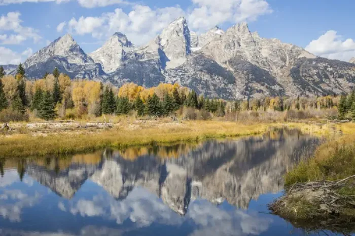 Framed Print : USA, Wyoming, Grand Teton National Park, the Grand Teton Mountains are reflected Framed Print : USA, Wyoming, Grand Teton National Park, the Grand Teton Mountains are reflected