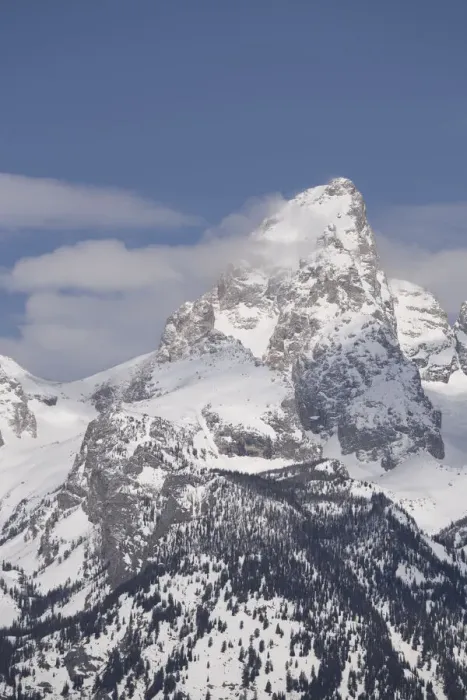 Framed Print : USA, Wyoming, Grand Teton National Park. Clouds over mountains during spring snowstorm Framed Print : USA, Wyoming, Grand Teton National Park. Clouds over mountains during spring snowstorm